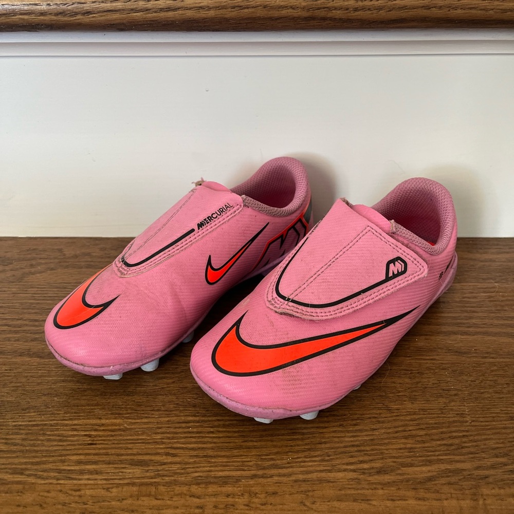 Nike Vibrant Pink and Orange Cleats